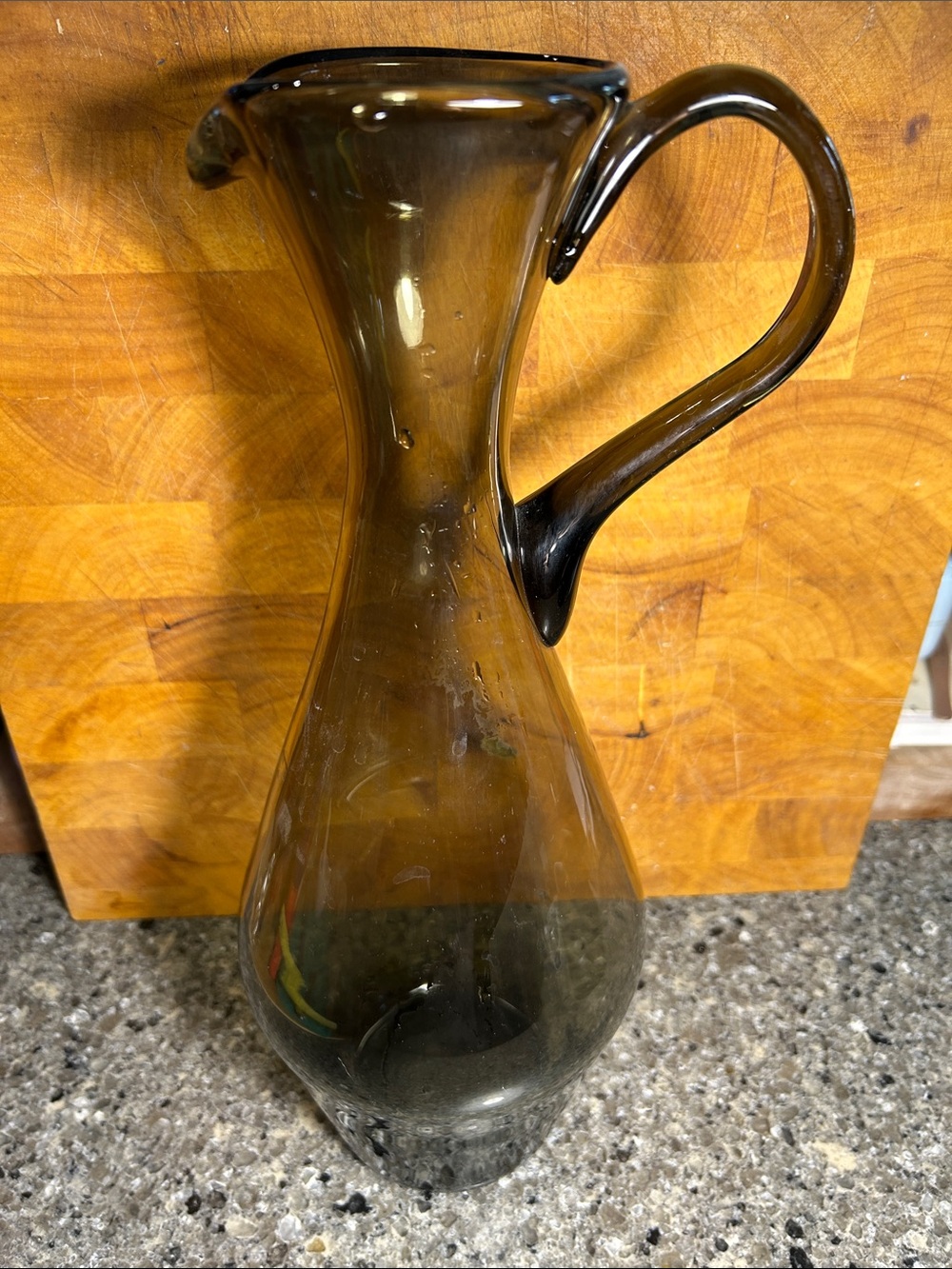 Handmade wine or water pitcher made in Italy